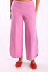 Pants in cashmere blend with elastic waistband